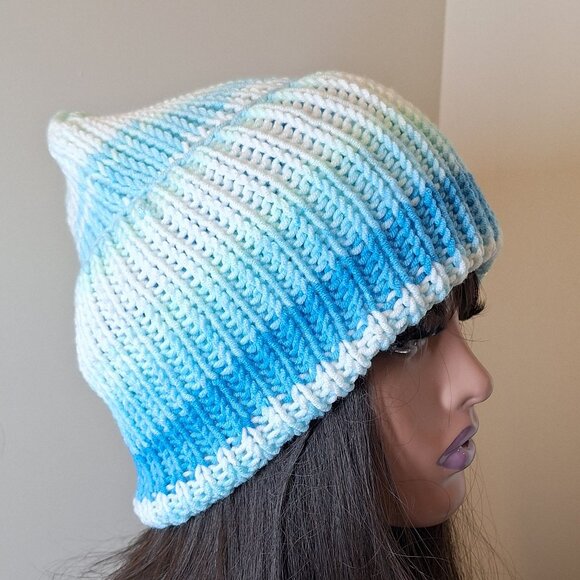 Handmade Multicolor Soft Hat Beanie - Picture 4 of 8